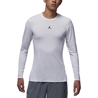 Sport Dri-FIT Logo Sun Protection Quick-Dry Lightweight Compression Long Sleeve T-Shirt Men Tops HQ8684-100