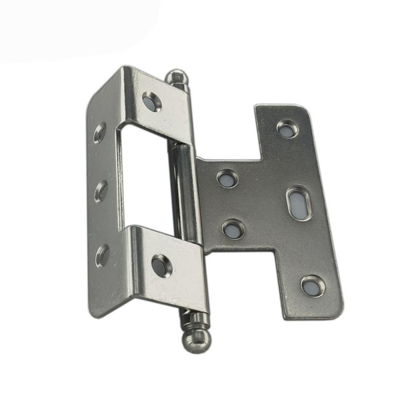 Concealed Triple Fold Hinges Easy Installation Corrosion Resistant Wooden Door Hinges For Foldable Tables Wardrobes