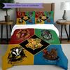 3pcs Duvet Cover Set (1*Duvet Cover + 2*Pillowcase, Without Core),Harry  Potter Print Bedding Set, Bedroom Decor, All‑Season, Birthday Gift