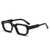Square sunglasses European and American retro square thickened small frame flat glasses fashion street sunglasses women