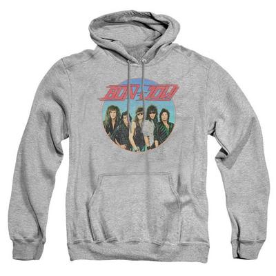 Bon Jovi Unisex Adult Sphere Heather Hoodie