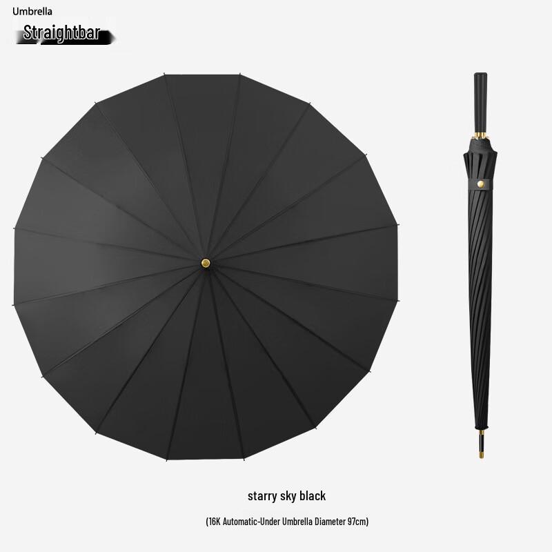 Automatic Reinforced Long Handle Umbrella
