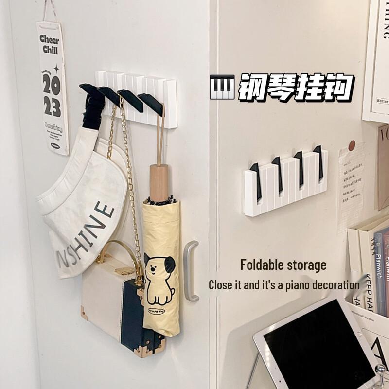 

Creative Foldable Adhesive Wall Hooks, 5-Pack