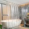 Blue Water Cube 3D PEVA Waterproof Shower Curtain
