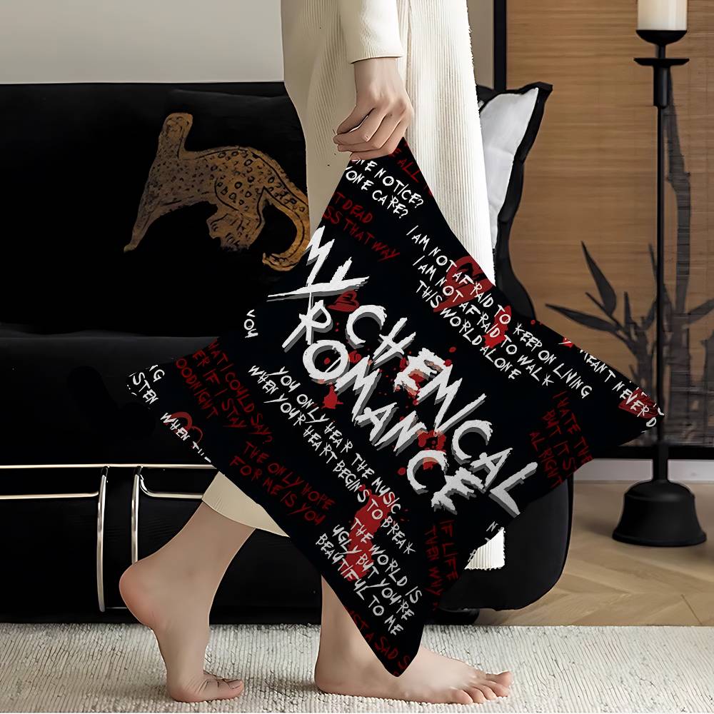 My Chemical Romance Band Pillowcase toon Gift Cushion Cover Bedroom Home Sofa Chair Seat Decor pillow case