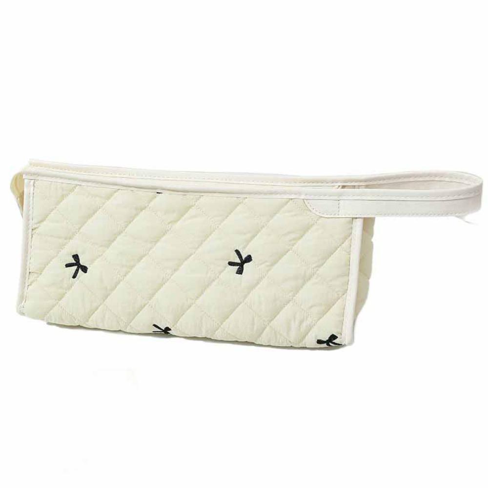 

Dustproof Curler Storage Bag With Handle Stationery Organizer Home Organization Style 3