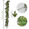Artificial Simulation Green Plants, Flat Pine and Rattan Strips, Christmas and Halloween Home Storefronts, Outdoor Wedding Decorations