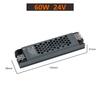 12V/24V Upgrade Aluminium Alloy LED Driver Household Power Supply Portable Light Transformers for LED Light Strip
