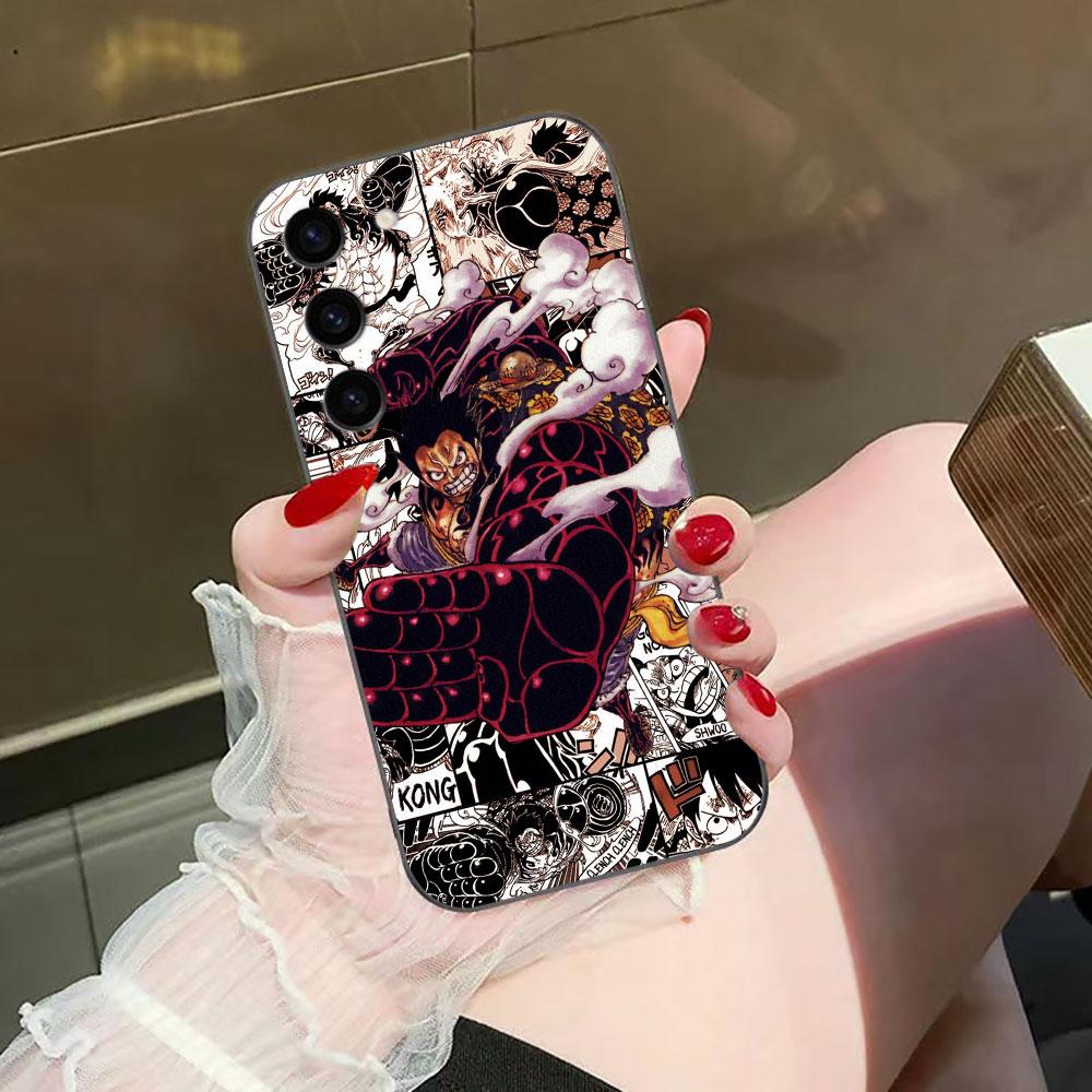 Anime One Piece Luffys Phone Case For Samsung Galaxy S26 S25 EDGE S24 S23 S22 S21 S20 FE S10 Ultra PLUS LITE Case Shell Cover