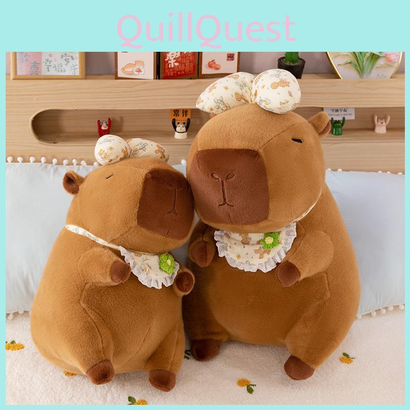 Capybara Backpack Plush Super Soft Stuffed Animal Creative Doll Unique Gift