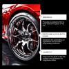 Car Tire Shine Coating Nourishing Cream Plastic Rubber Tire Retreading Anti-Aging Auto Wheel Maintenance Restore Tire Black 100g