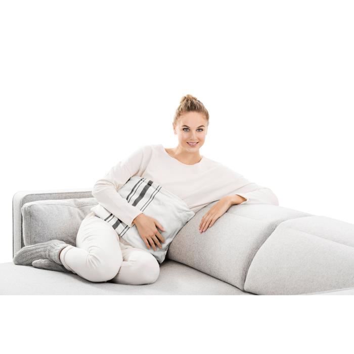 HK 25 - Coussin chauffant avec commande amovible 3 niveaux de température et arret automatique - lavable en machine