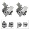 2 Stück Sonnenblenden-Cliphalter für Mercedes W201 W123 W124 W126 W140/W201, Sonnenschutz, feste Klemme, Auto-Sonnenblenden-Befestigungsclips-Set