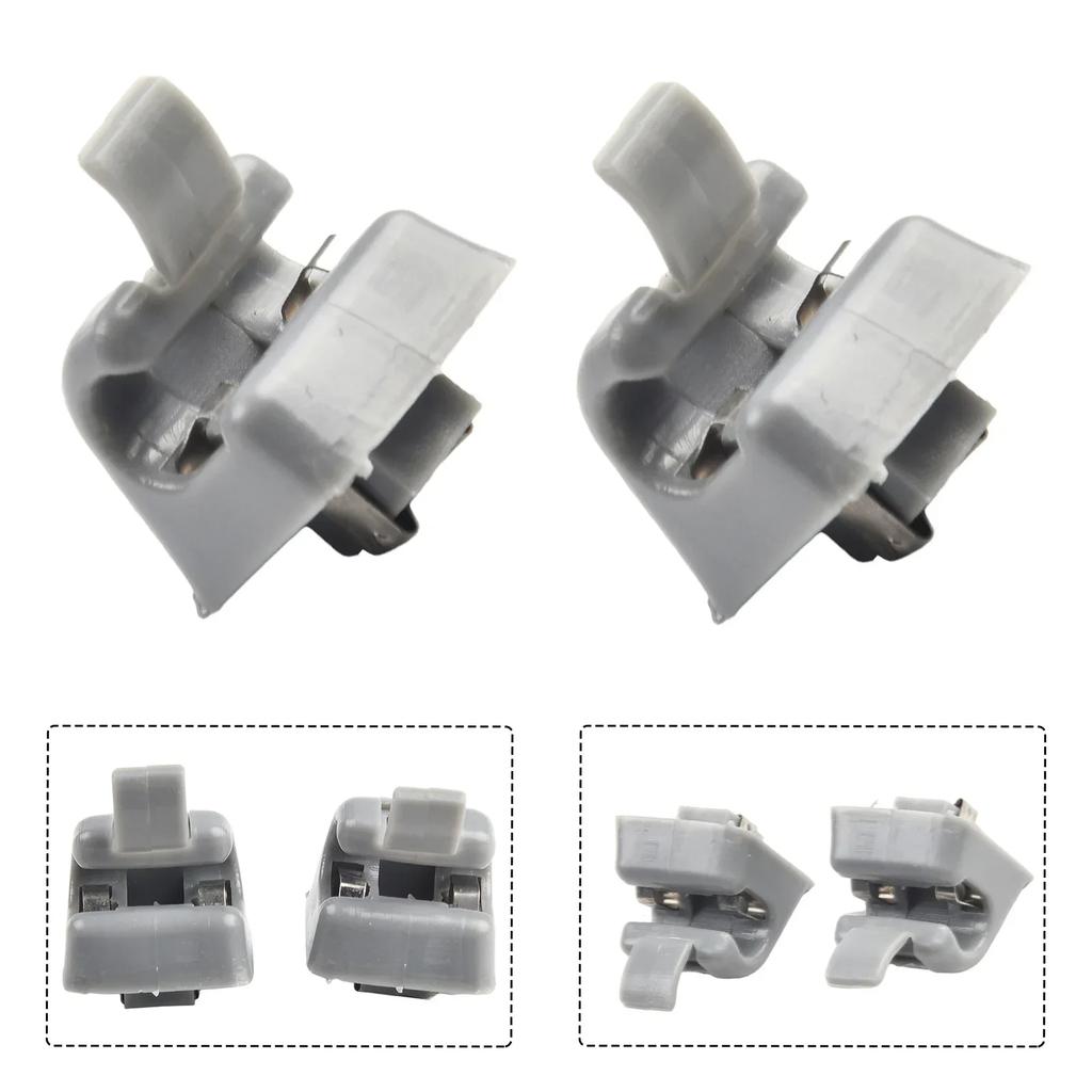 2 Stück Sonnenblenden-Cliphalter für Mercedes W201 W123 W124 W126 W140/W201, Sonnenschutz, feste Klemme, Auto-Sonnenblenden-Befestigungsclips-Set