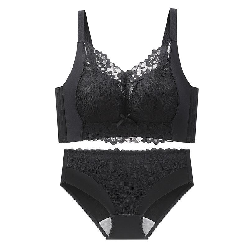 Lace Big Breasts Show Small Thin Styles, Gather and Show Thinness, Anti-sagging, Close Secondary Breasts, Breathable, No Steel Ring Adjustment Bra