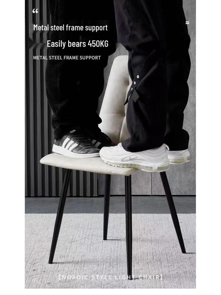 Modern Velvet Dining Armchair for Home or Café