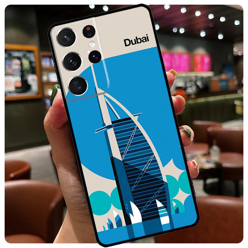 

London Roma New York Countries Art Phone Case For Samsung Galaxy S23 Ultra S21 S22 S24 S25 Ultra S9 S10 Plus S24 S25 FE Cover Galaxy S22