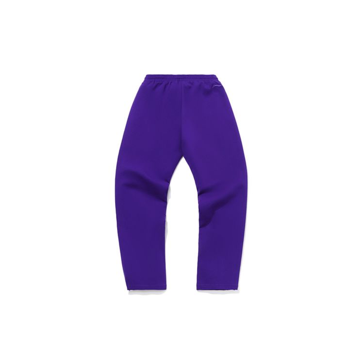 Li Ning Casual Running Sports Pants Men Bottoms New-Lakers-Purple AKLQA41-2