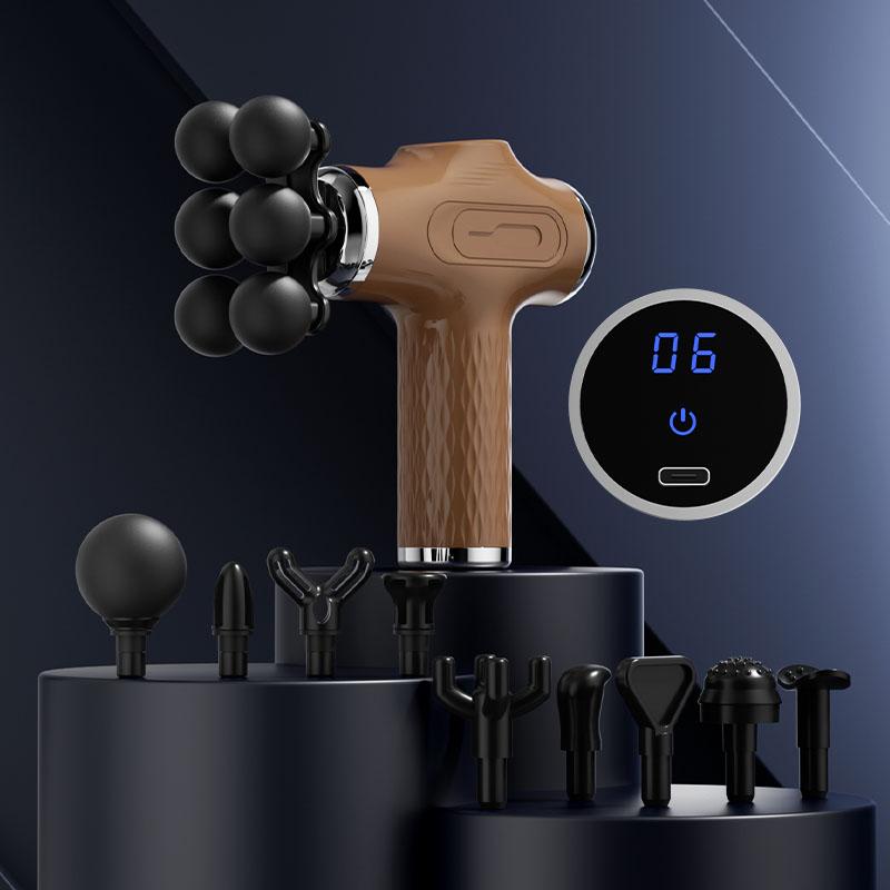 10 head massage gun muscle relaxation electric vibration fascia gun for relaxing the body and massaging handheld massager