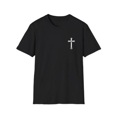 Spirituelles Kreuz Unisex T-Shirt - Glaube, Freizeitkleidung, Geschenk für Gläubige, Kirche