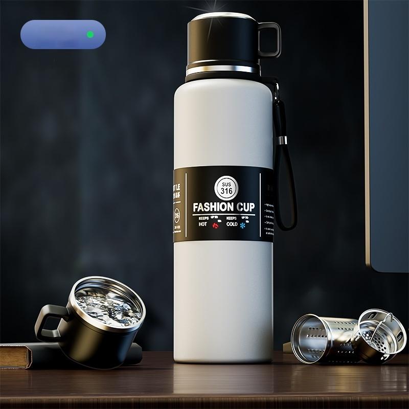 GIANXI Termos Bärbar Rostfri Termosmugg Tumlare Vakuumflaskor Kalla Och Varma Och Is Termisk Vattenflaska Bil Tekopp