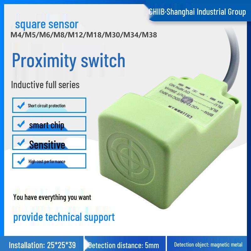 

Hukong Square Inductive Proximity Switch KJT-BF25M-ZNKNBPKPBJJKJB JJK Variant