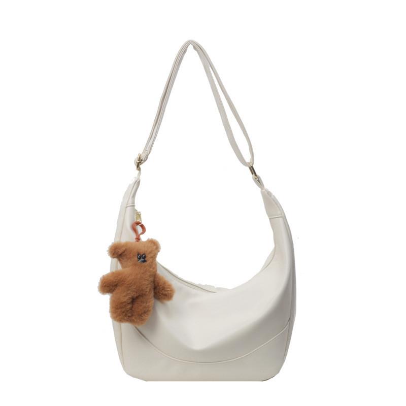 Cross-border Elegant Versatile Dumpling Bag With High Fashion Sense For Women бежевый