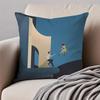 Romantic American Movie LLa La Land Cushion Cover Pillowcase Antidustmite Invisible Zipper Short Plush Sofa Cushion