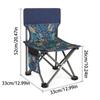 Camping Fishing Folding Chair Portable Outdoor Travel Chairs Camping Backpack Chair With Side Pocket Support 286lbs
