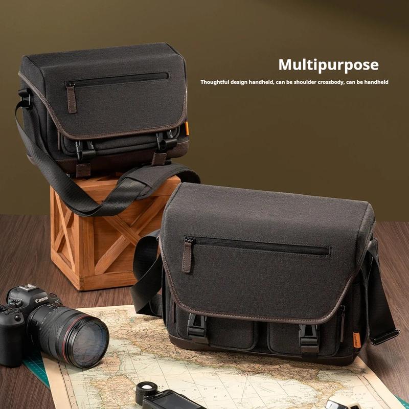 Retro Camera Bag Shoulder Multi-Function Messenger Bag Micro-Single SLR Camera Digital Storage Bag