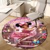1PC Fantasy Bookshelf Non-Slip Floor Round carpet, Office, family, bedroom, Large Area Rug Indoor Rugs,  Durable Polyester-L0387