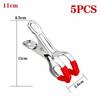 5/6PCS Metal Point Tool Rubber Tip Relax Gadget Portable Massage Clip  Ear Massage