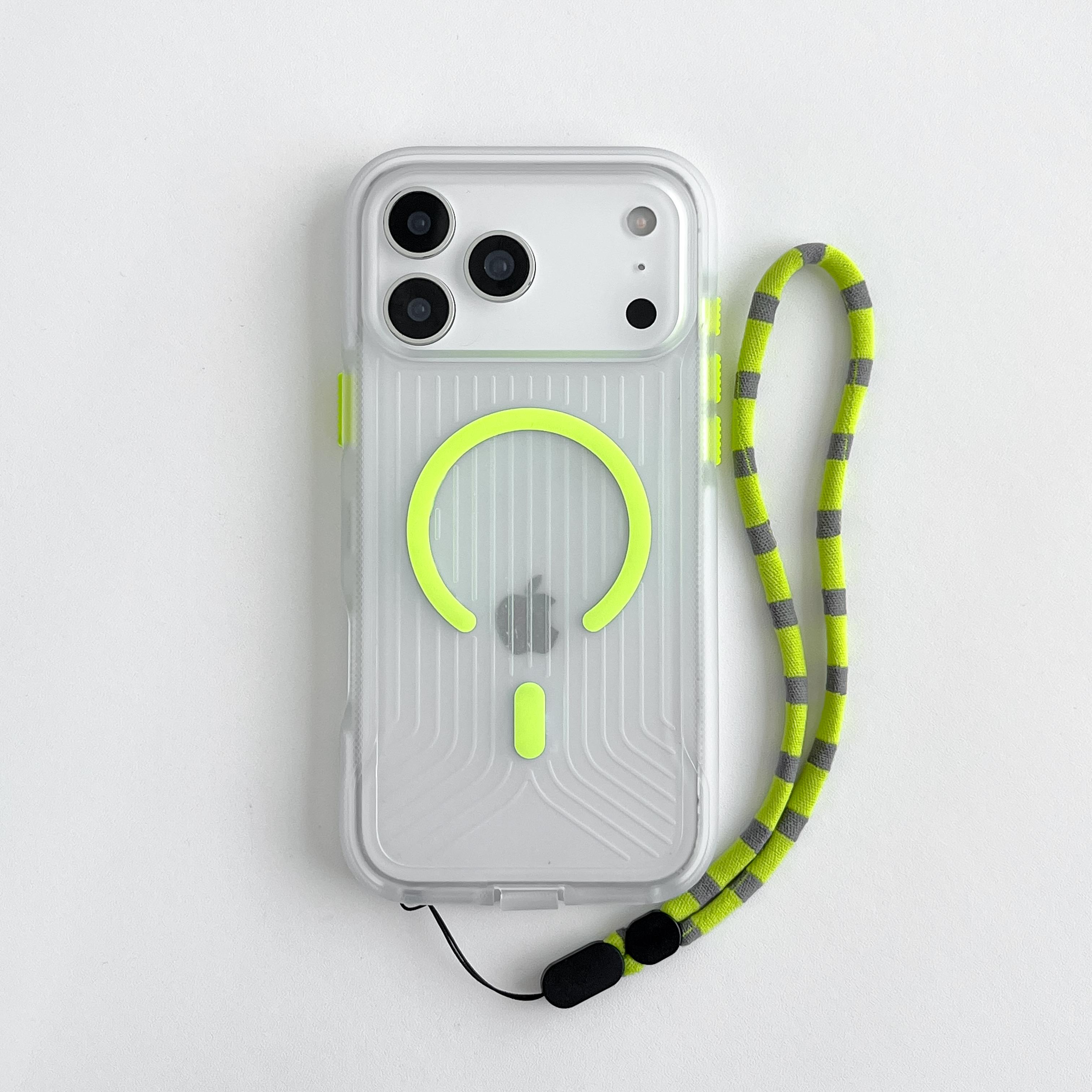 

Tech-21 FlexPro Гофрований Прозорий Чохол MagSafe для IPhone17Pro Max Air Магнітний Бездротова Зарядка Пилозахисний Захисний Чохол iPhone 15 Pro Max жовтий