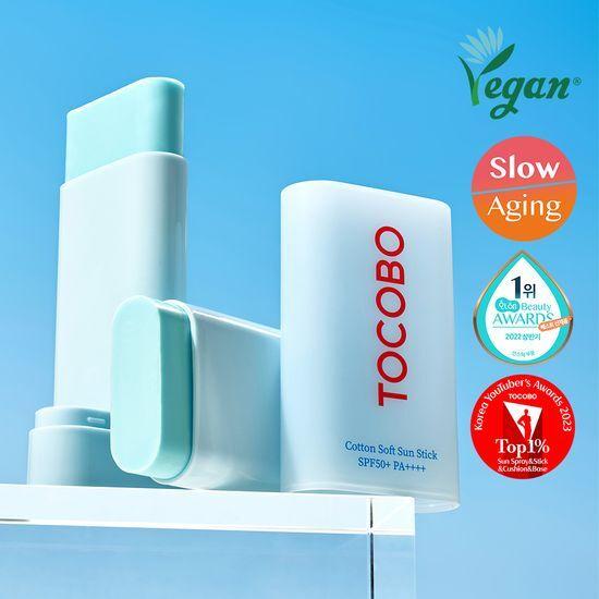 TOCOBO Sun Stick 19g SPF50+ PA++++ (Cotton Soft/Cica Cooling)