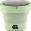 Plastic Portable Mini Washer Green Compact Washing Machine Foldable Washing Machine  Home Use