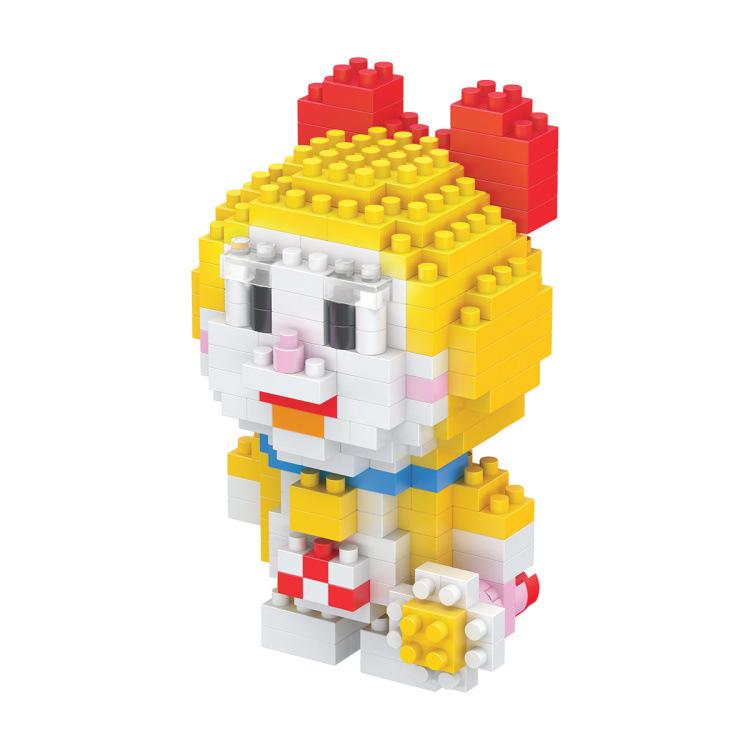Doraemon Nobita Cartoon Micro Particle Building Blocks Anime Figure Assembly Toy for Kids Gift