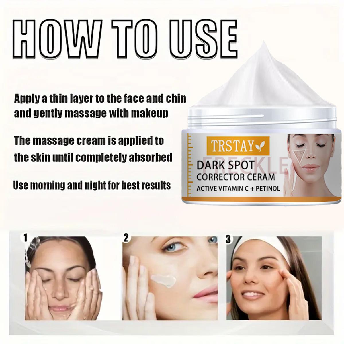 

5G/15G/30G/50G/TRSTAY Крем для коррекции черных пятен Активный крем с витамином С и ретинолом для лица Отбеливающий и осветляющий крем для удаления пятен