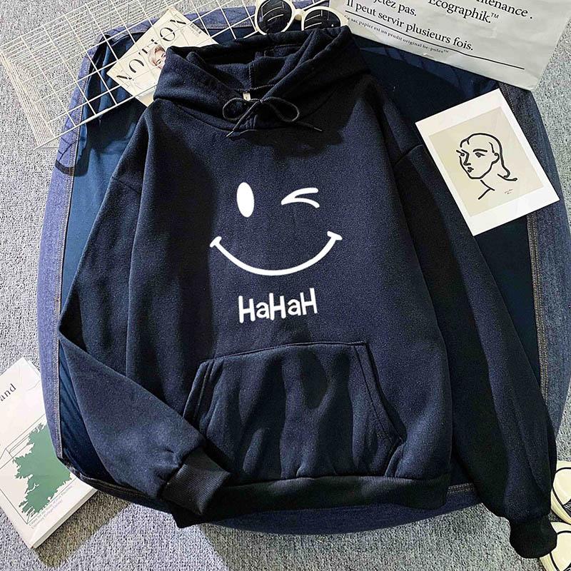 Hoodie Unisex Tracksuits Women Sweatshirts Men s Hoodie Harajuku Streetwear Trendy Funny Clothes Fashion Street Female Pullover S чёрный