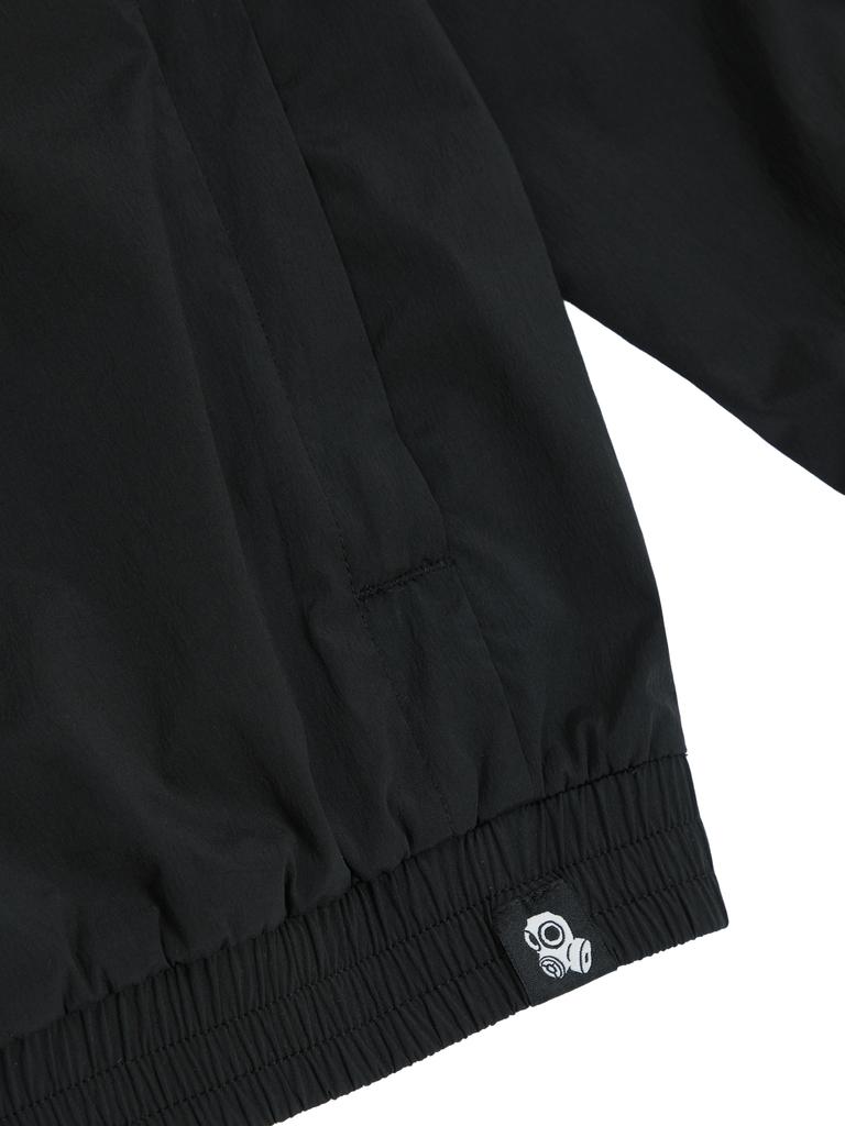 Jamie West No.9 High-Neck Packable Windbreaker (Black)