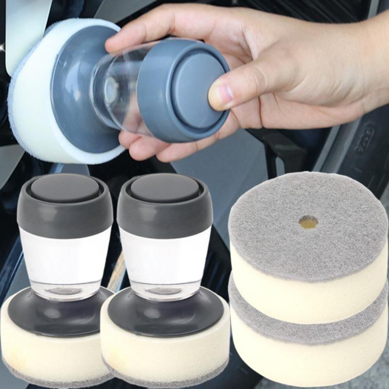Reifen Glanz Applikator Wachs Spender Schwamm Kit für Reifen Armaturenbrett Kunststoff Pflege Auto Lackschutz Beschichtung Schwamm Bürste