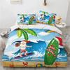 3D Print Cartoon Christmas Santa Claus 3D Duvet Cover Bedding Set Comforter Linen Pillowcases Home Decor Single Twin King Queen