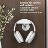 No Nail Adhesive Headsets Wall Mount Bracket With Durability Silicone Padding Secure Headphone Storage Rack Accessory