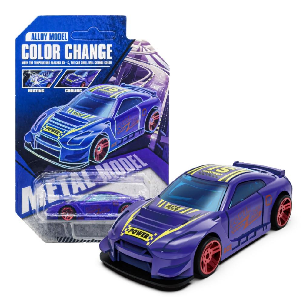 Temperature Sensitive Racing Car Model Crash-Resistant Pull Back Car Color Changing Car Kids Toy