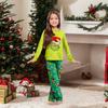 Parent-child Christmas Print Home Suit Long-sleeved Top And Pants