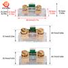 Voltage Current Power Meter DC 7.5-100V Lithium Iron Phosphate Cell Battery Capacity Indicator Car Voltmeter Ammeter 12V 24V 48V