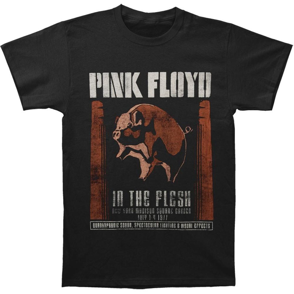 

Men s Pink Floyd In The Flesh T-shirt Black 4XL