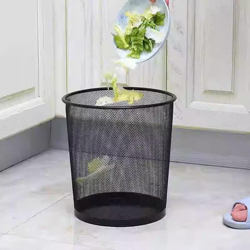 Yuzhuxun 5-Pack Metal Mesh Office Waste Bins