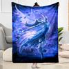 Gothic Style Blanket Soft Warm Cozy Great for Bed Livingroom Office Chair for All Occasions Playful Design Birthday Christmas Gift Blanket