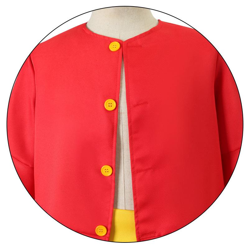 Luffy Cos Clothes ONE PIECE Clothes, Two Years Later the Second Generation of Cosplay Clothes Straw Hat Shoes Props Clothing