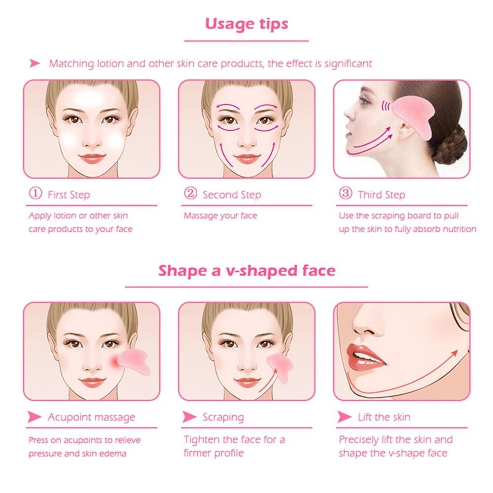 Reduce Puffiness Eye Massage Stick Face Relax Sliming Gua Sha Board Neck Body Massage